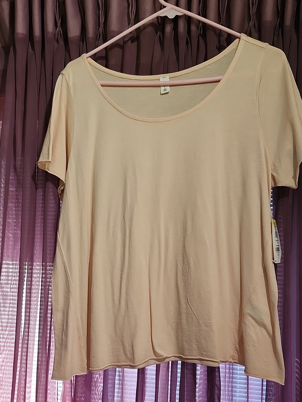 BP Relaxed Fit Boat Neck Cotton T-Shirt L